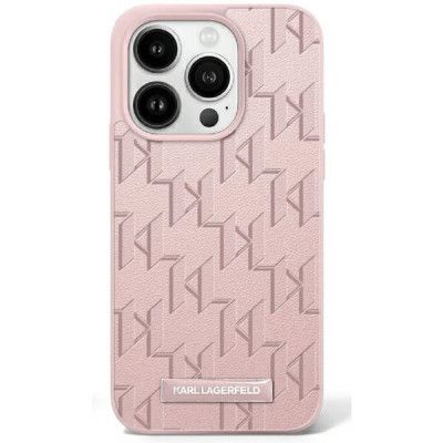 Karl Lagerfeld Mobilskal till iPhone 16 MagSafe Hot Stamp - Rosa