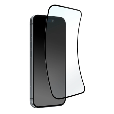 Puro iPhone 16 Plus Hybrid Glas Flexibel D3O - Svart