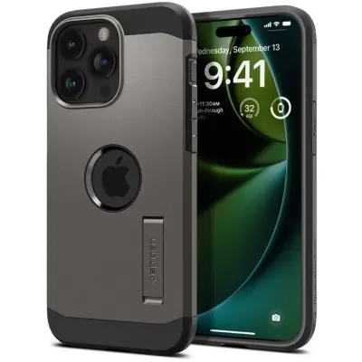 Spigen Tough Armor MagFit (iPhone 15 Pro Max) - Gunmetal