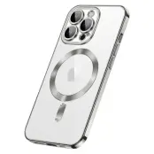 SULADA iPhone 15 Pro Max Skal Electroplating TPU Tempered Glass Grå