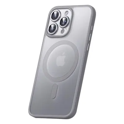 SULADA iPhone 15 Pro Max Skal MagSafe Anti-fall Titanium Grey
