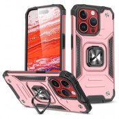 Wozinsky iPhone 15 Pro Max Mobilskal Ringhållare - Rosa