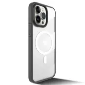 X-LEVEL Crystal Clear Slim Mobilskal för iPhone 15 Pro Max - Grå