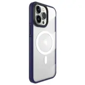 X-LEVEL Crystal Clear Slim Mobilskal för iPhone 15 Pro Max - Blå
