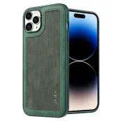 X-LEVEL iPhone 15 Pro Max Mobilskal Line Splicing Grön