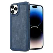 X-LEVEL Mobilskal till iPhone 15 Pro Max Line Splicing Blå