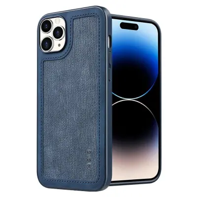 X-LEVEL Mobilskal till iPhone 15 Pro Max Line Splicing Blå