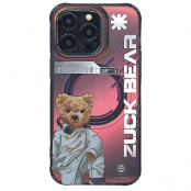 Zuck Bear iPhone 15 Pro Max Mobilskal Magsafe Bronx Energy