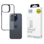 3MK Mobilskal till iPhone 15 Pro Satin Armor Plus - Lila