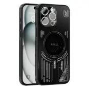 ABEEL iPhone 15 Pro Skal Aluminium + PC + TPU - Svart