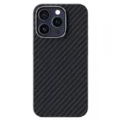 ABEEL iPhone 15 Pro Skal MagSafe Kolfiber Svart