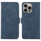 ABEEL iPhone 15 Pro Skal RFID Kortfack Stötabsorberande Blå