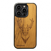 Bewood iPhone 15 Pro Mobilskal Deer Imbuia