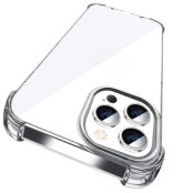 BOOM iPhone 15 Pro Mobilskal Shockproof TPU - Clear