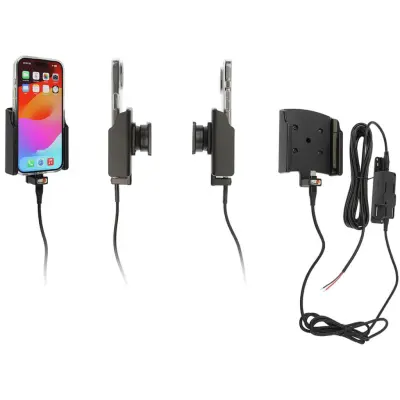 Brodit Aktiv hållare för fast installation + Mobilskal 727394 (iPhone 15 Pro)