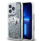 DKNY iPhone 15 Pro Mobilskal Liquid Glitter Big Logo - Svart