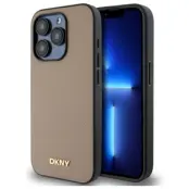 DKNY iPhone 15 Pro Mobilskal MagSafe Grained Metal Logo