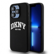 DKNY iPhone 15 Pro Mobilskal MagSafe Silikon Vit Logo