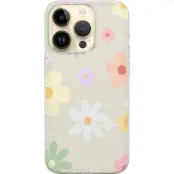 Mobilskal till Apple iPhone 15 Pro med fejdande blommor