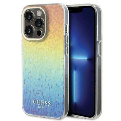 Guess Mobilskal till iPhone 15 Pro IML Mirror Disco Iridescent