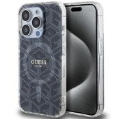 Guess iPhone 15 Pro Mobilskal Magsafe IML GCube - Svart