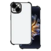 iPhone 15 Pro Mobilskal Anti Shock Chrome - Svart