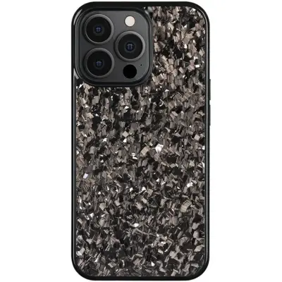 iPhone 15 Pro Mobilskal Aramid Fiber Forged - Silver