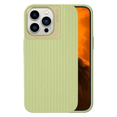 Mobilskal till iPhone 15 Pro Aurora Stripes - Grön