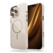 iPhone 15 Pro Mobilskal MagSafe Clear Thin - Guld