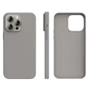 iPhone 15 Pro Mobilskal Ultra Thin Silikon - Grå