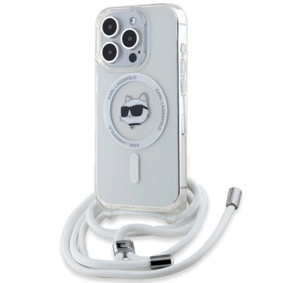 Karl Lagerfeld Mobilskal till iPhone 15 Pro Magsafe IML Choupette Head&Cord