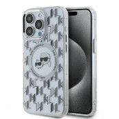 Karl Lagerfeld iPhone 15 Pro Mobilskal MagSafe IML Monogram - Transparent