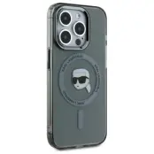 Karl Lagerfeld Mobilskal till iPhone 15 Pro MagSafe MagSafe IML Metal Head