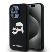 Karl Lagerfeld Mobilskal till iPhone 15 Pro MagSafe Silicone Karl&Choupette