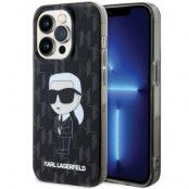 KARL LAGERFELD iPhone 15 Pro Mobilskal Monogram Ikonik - Transparent