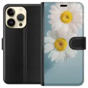 Plånboksfodral till Apple iPhone 15 Pro med Sommarblommor