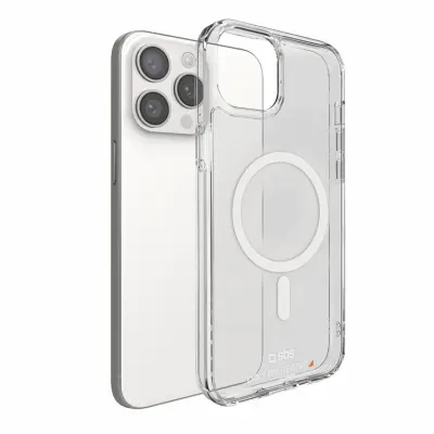SBS Mobilskal till iPhone 15 Pro Magsafe Extreme Active D3O - Transparent
