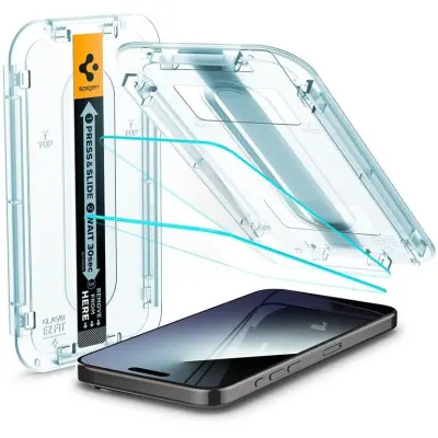 Spigen Glas.tR EZ Fit (iPhone 15 Pro)