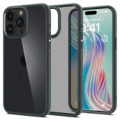 Spigen iPhone 15 Pro Mobilskal Ultra Hybrid - Mörkgrön