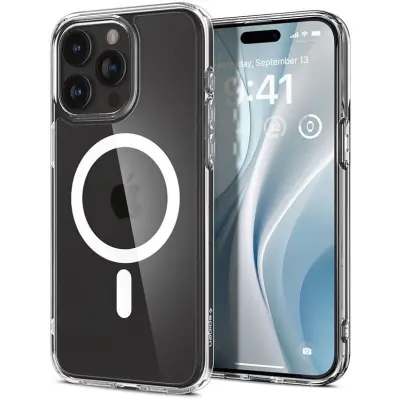 Spigen Ultra Hybrid MagFit (iPhone 15 Pro) - Vit