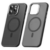 SULADA iPhone 15 Pro Mobilskal MagSafe Ultra-Tunn PC+TPU Svart