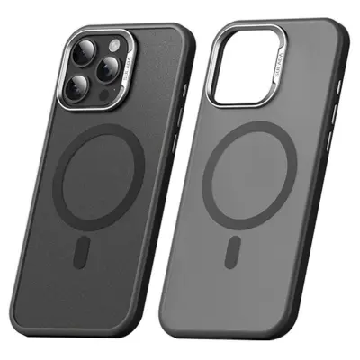 SULADA iPhone 15 Pro Mobilskal MagSafe Ultra-Tunn PC+TPU Svart