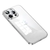 SULADA iPhone 15 Pro TPU Skal Electroplating Klar Silver