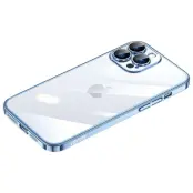 SULADA JINGJIA iPhone 15 Pro Skal Hård PC Klarglas Blå