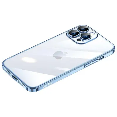 SULADA JINGJIA iPhone 15 Pro Skal Hård PC Klarglas Blå