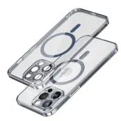SULADA TPU+PC Skal för iPhone 15 Pro MagSafe Transparent Blå