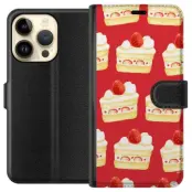 Plånboksfodral till Apple iPhone 15 Pro med Tårta