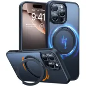 Torras iPhone 15 Pro Mobilskal Magsafe Kickstand - Svart