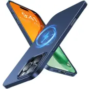 Torras iPhone 15 Pro Mobilskal Magsafe Shockproof - Marinblå