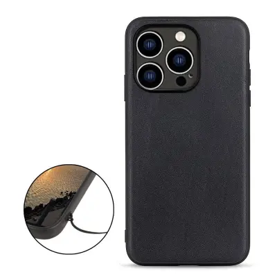 Trolsk Leather Back Cover (iPhone 15 Pro) - Brun